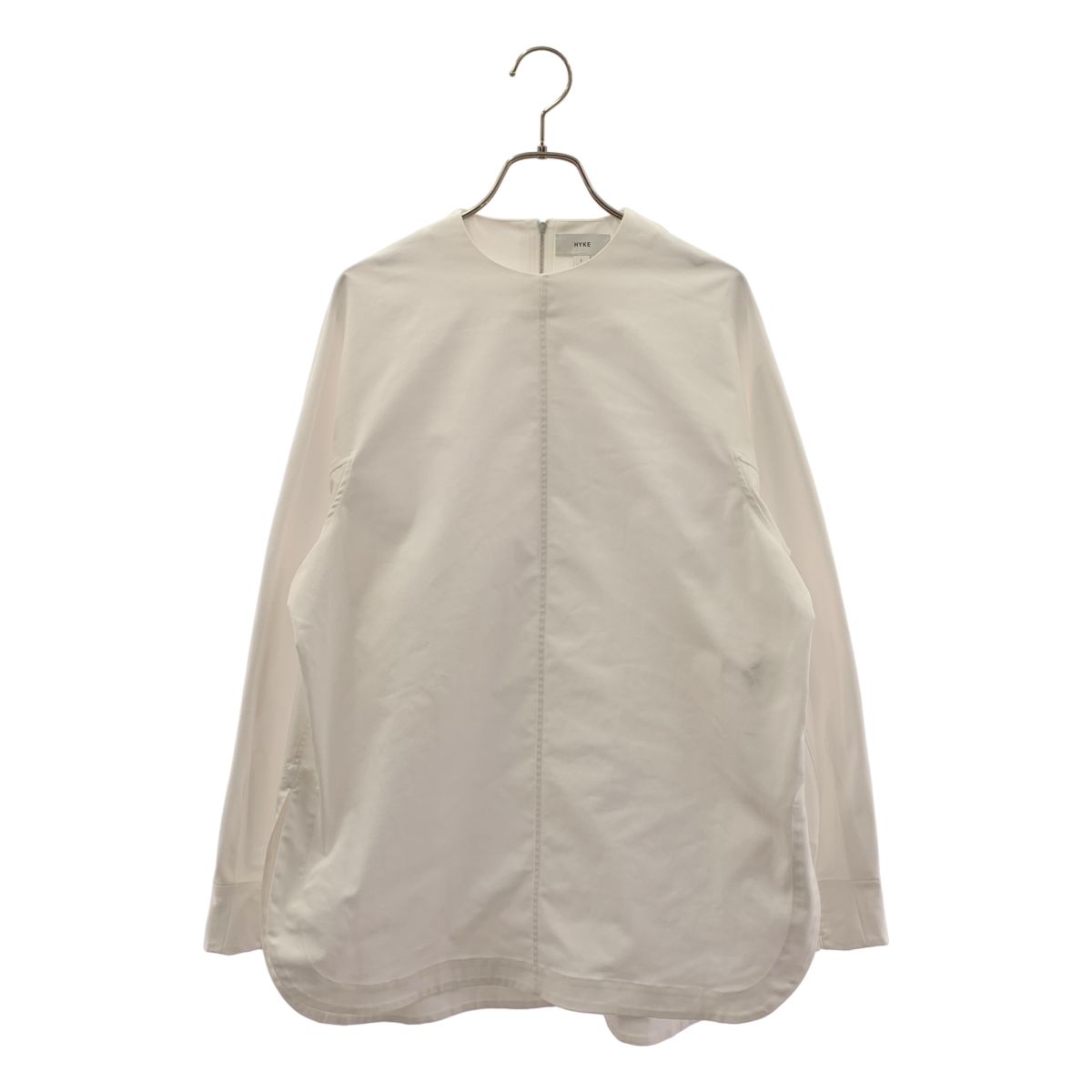 【美品】 HYKE / ハイク | 2022SS | TASLAN TWILL TOPS / タスランツイル トップス | 1 | ホワイト | レディース