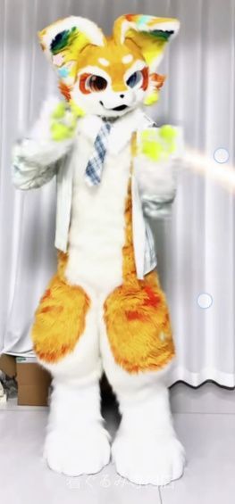 犬　猫　着ぐるみ ヘッド全頭　ヘッド ケモノ ファースーツ ぬいぐるみ コスプレ コスチューム Kurumi 一点物 C706