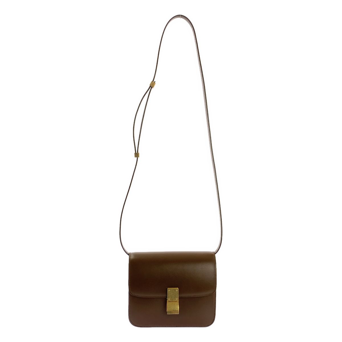 CELINE / セリーヌ | クラシックボックス スモール ショルダーバッグ | ブラウン | レディース