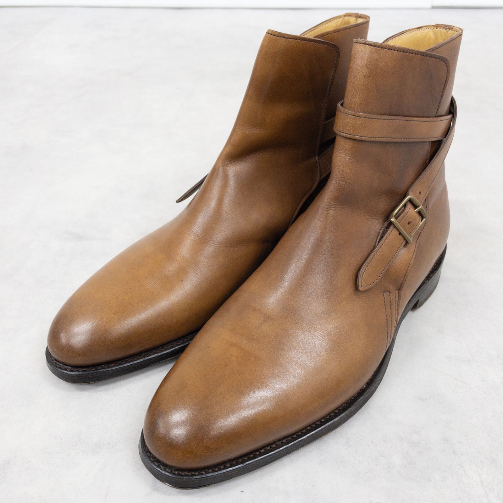 JOHN LOBB ジョンロブ ジョッパーブーツ シューズ 革靴 レザー ブラウン イングランド製 メンズ 6E b01278