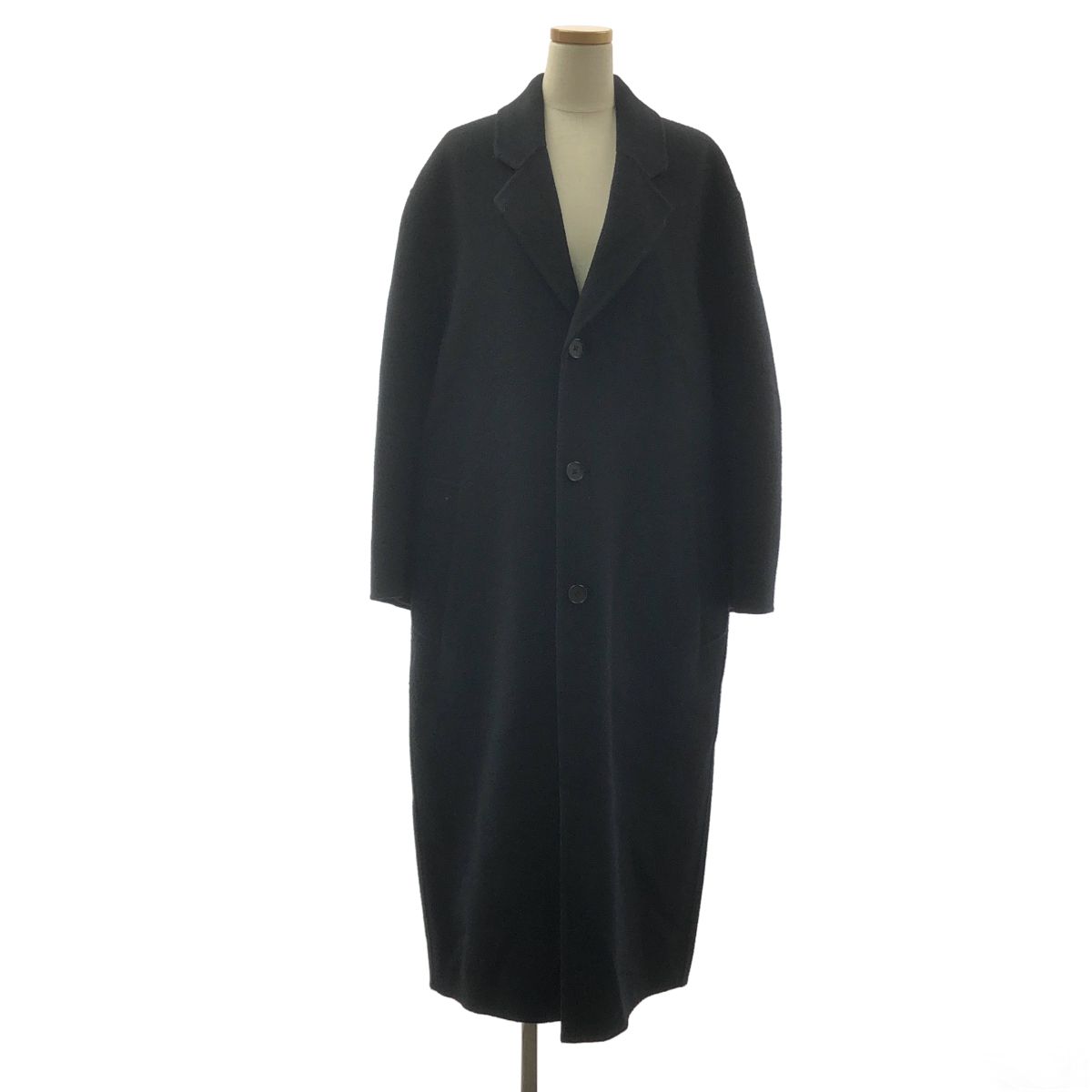 TODAYFUL / トゥデイフル | 2024AW | Merinowool Over Coat / メリノウール オーバーチェスターコート | 38 | ブラック | レディース