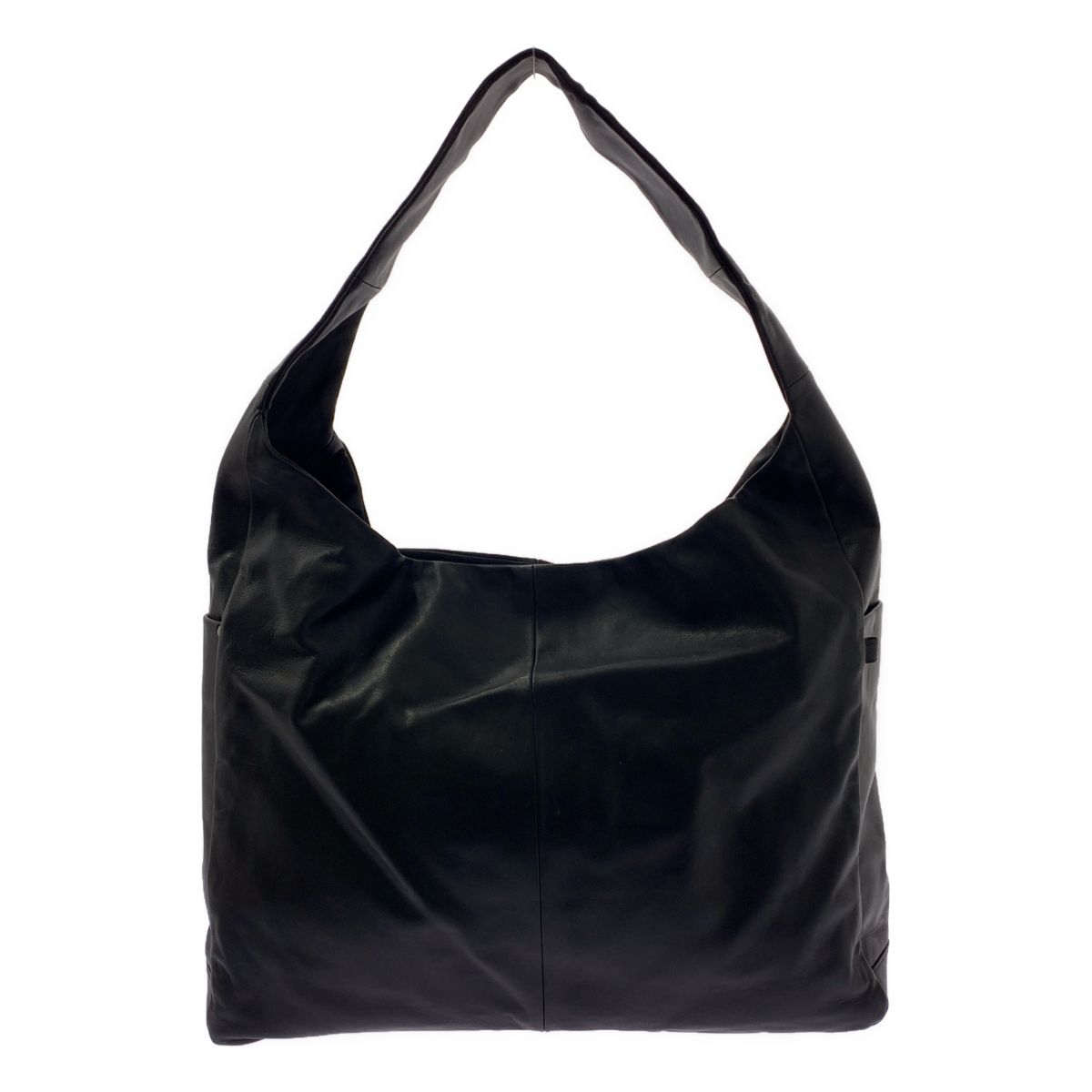 ssstein / シュタイン | LEATHER SHOULDER BAG / ゴートレザー ショルダーバッグ | ONE | ブラック | メンズ