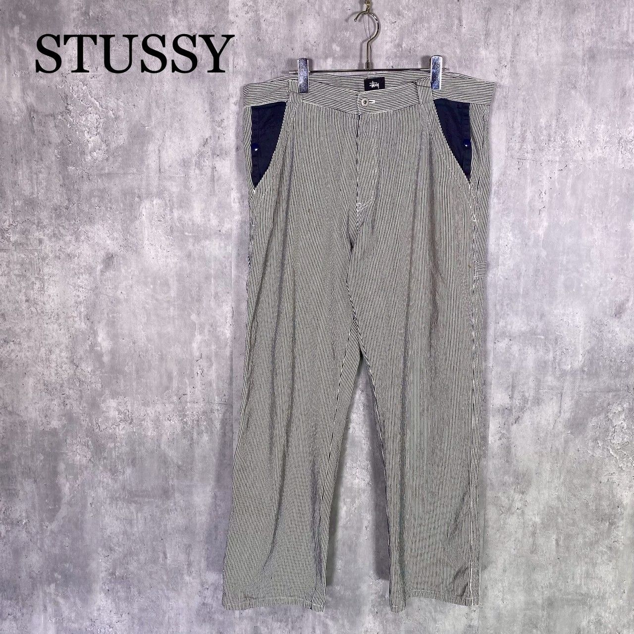 『STUSSY』ステューシー (38) ヒッコリーストライプデニム メンズ