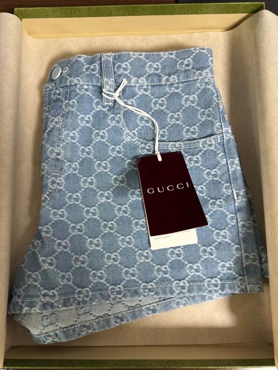 GUCCI グッチ GGパータン デニム ショートパンツ 25サイズ