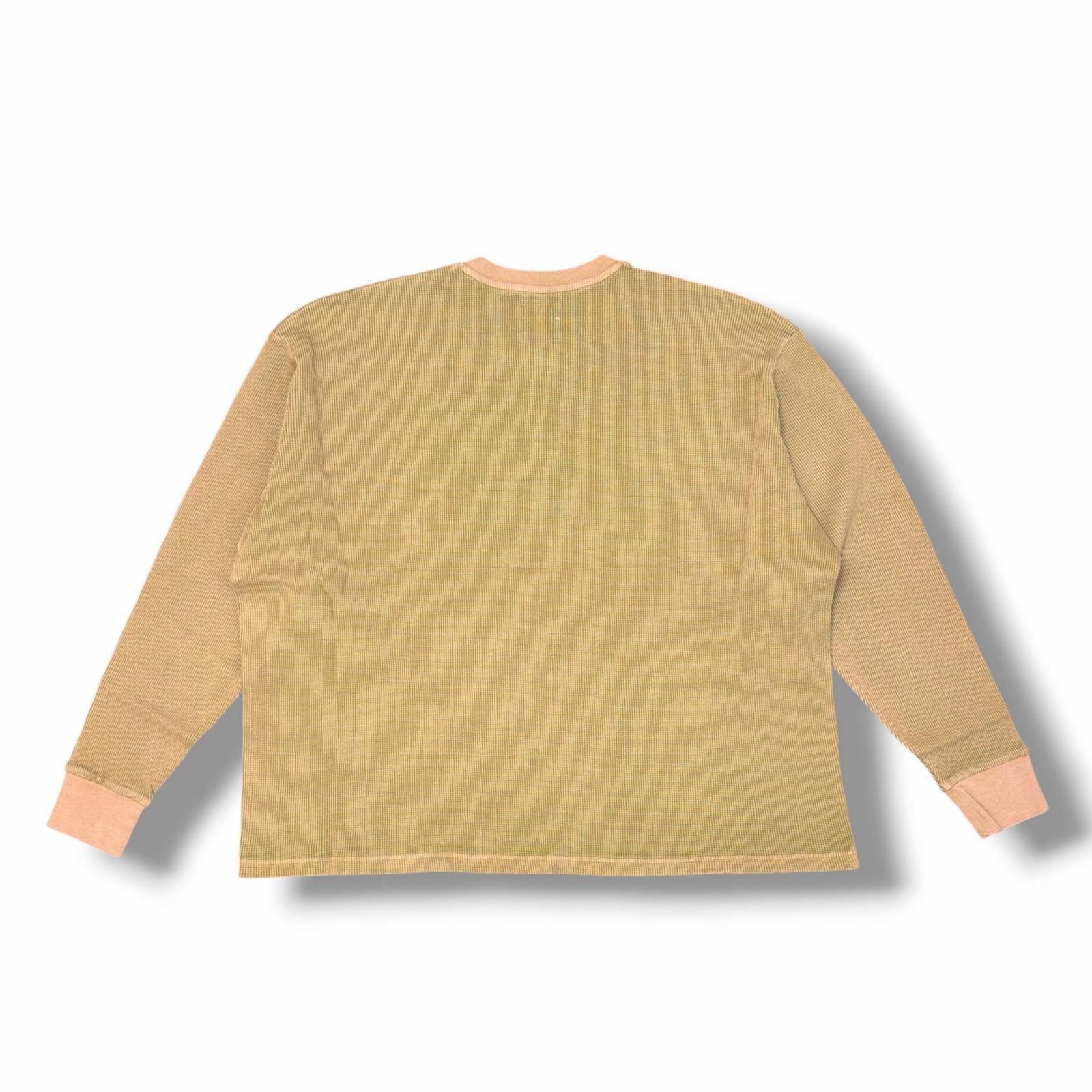 参考上代20900円 未使用 KANEMASA PHIL. 18G Garment Dye Waffle