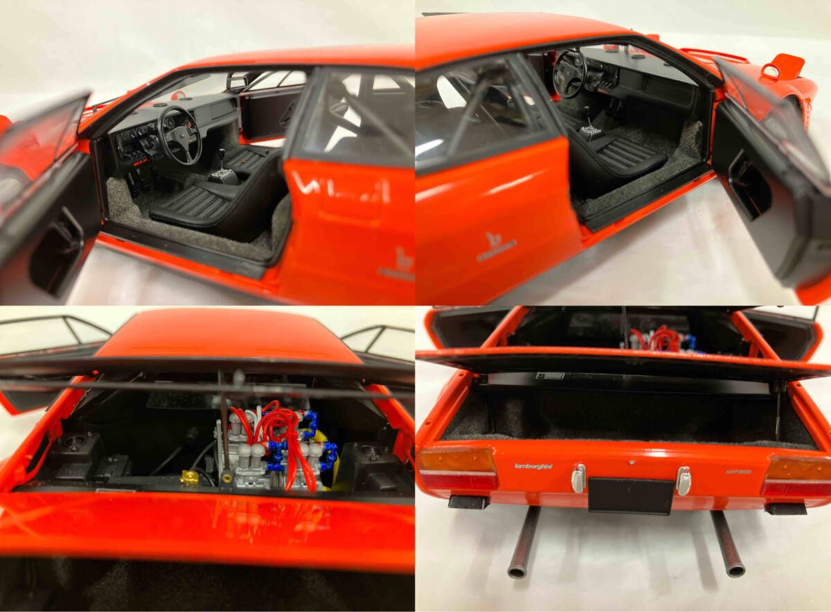 現状品 KYOSHO 1/18 ランボルギｰニ ウラッコ ラリｰ オレンジ 京商