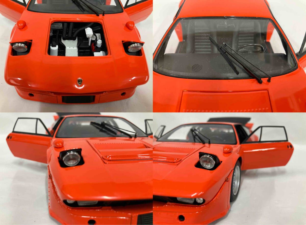 現状品 KYOSHO 1/18 ランボルギｰニ ウラッコ ラリｰ オレンジ 京商