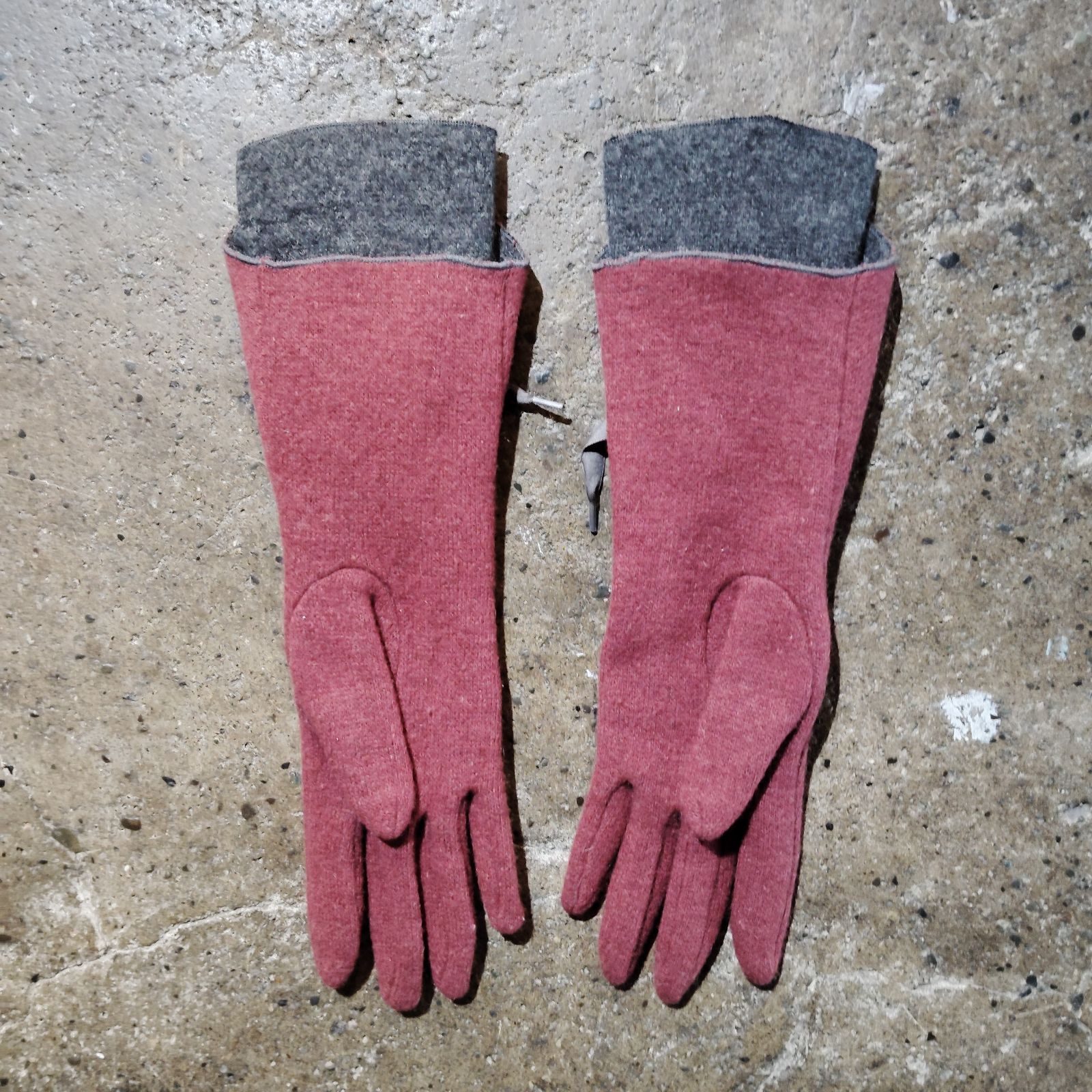 Vivienne Westwood レースアップニットグローブ オーブ刺繍 編み上げ