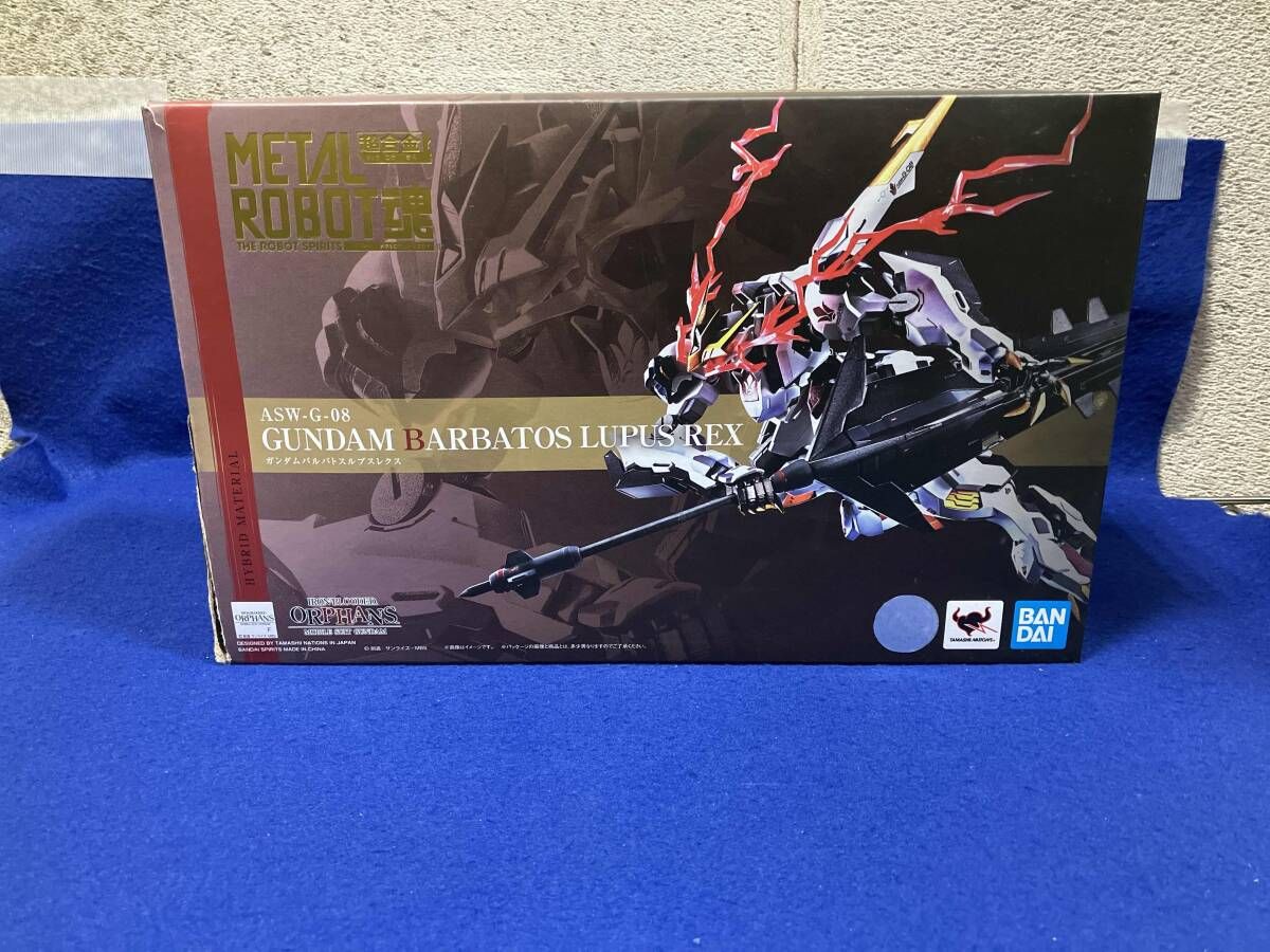 ジャンク METAL ROBOT魂 SIDE MS ガンダムバルバトスルプスレクス 鉄血のオルフェンズ ※箱破れ有、パーツ未確認、本体サビ有、現状品