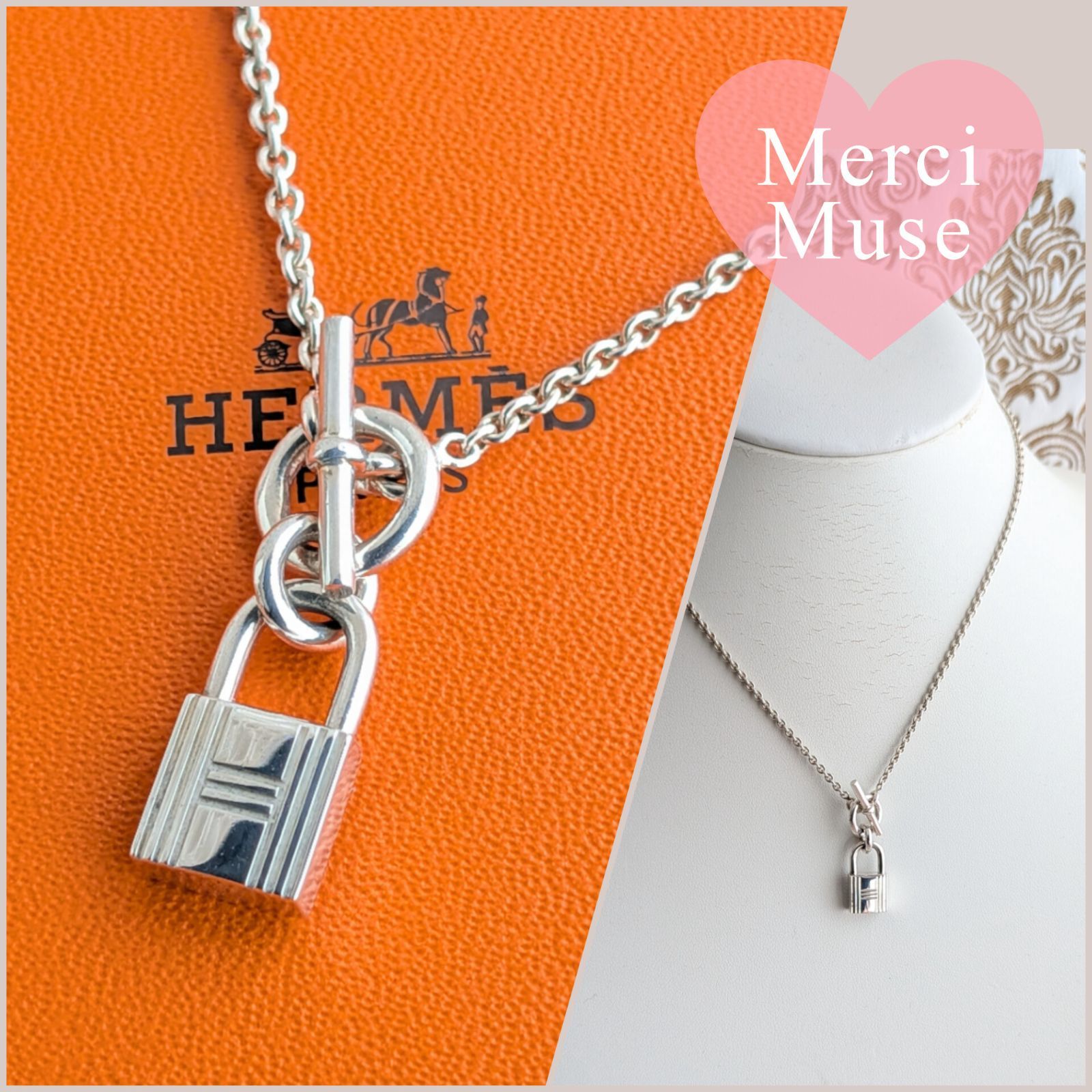 ❤お得なお品❤カデナアミュレットシルバーネックレス SILVER925 エルメス MerciMuse メルシーミューズ
