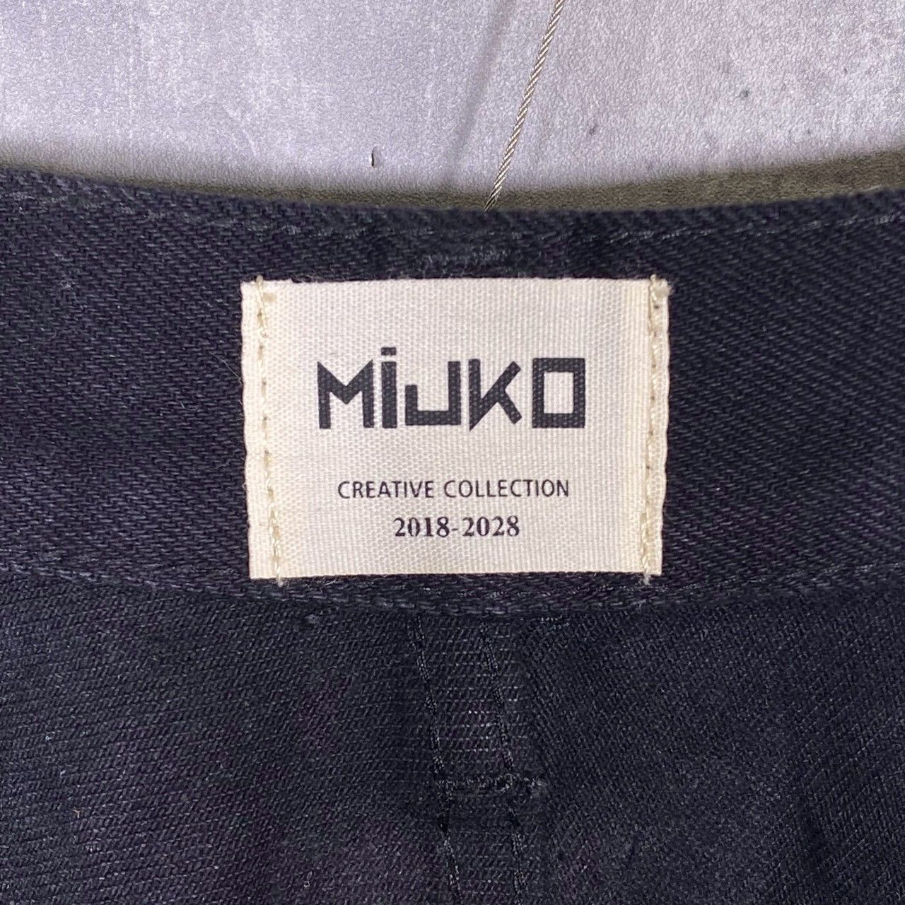 『MIJKO』ミコ (M) コーティングデニムパンツ メンズ Rick Owens風 MIJKO』ミコ (M) コーティングデニムパンツ メンズ Rick Owens風