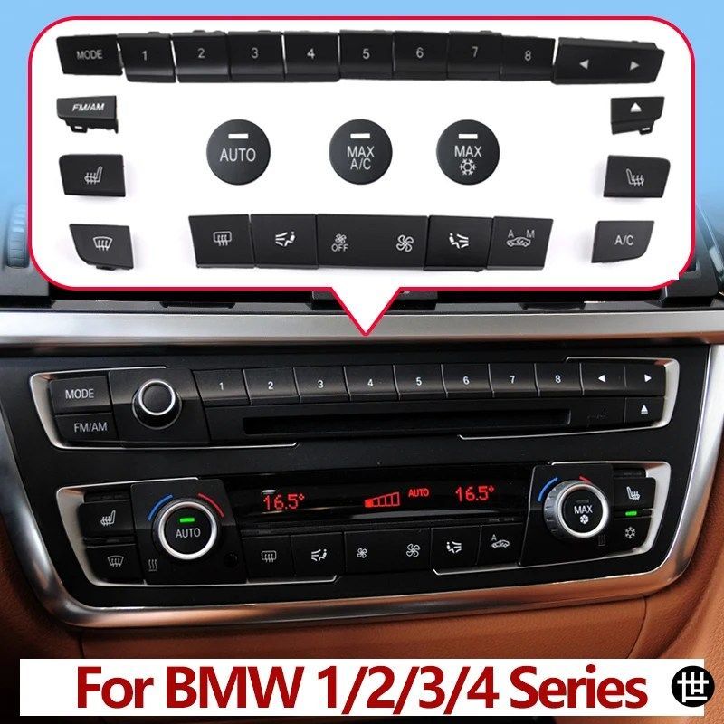 BMW F20 F21 F22 F30 F35 F34 F36 用ダッシュボードエアコン換気調整CDプレーヤーコントロールACボタンリペアキット