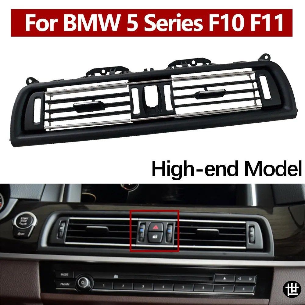 BMW 5シリーズ F10 F11 520I 525I 528I 530I 535I用 LHD RHDコンソール中央エアベントアウトレットパネルグリルカバー 64229166891