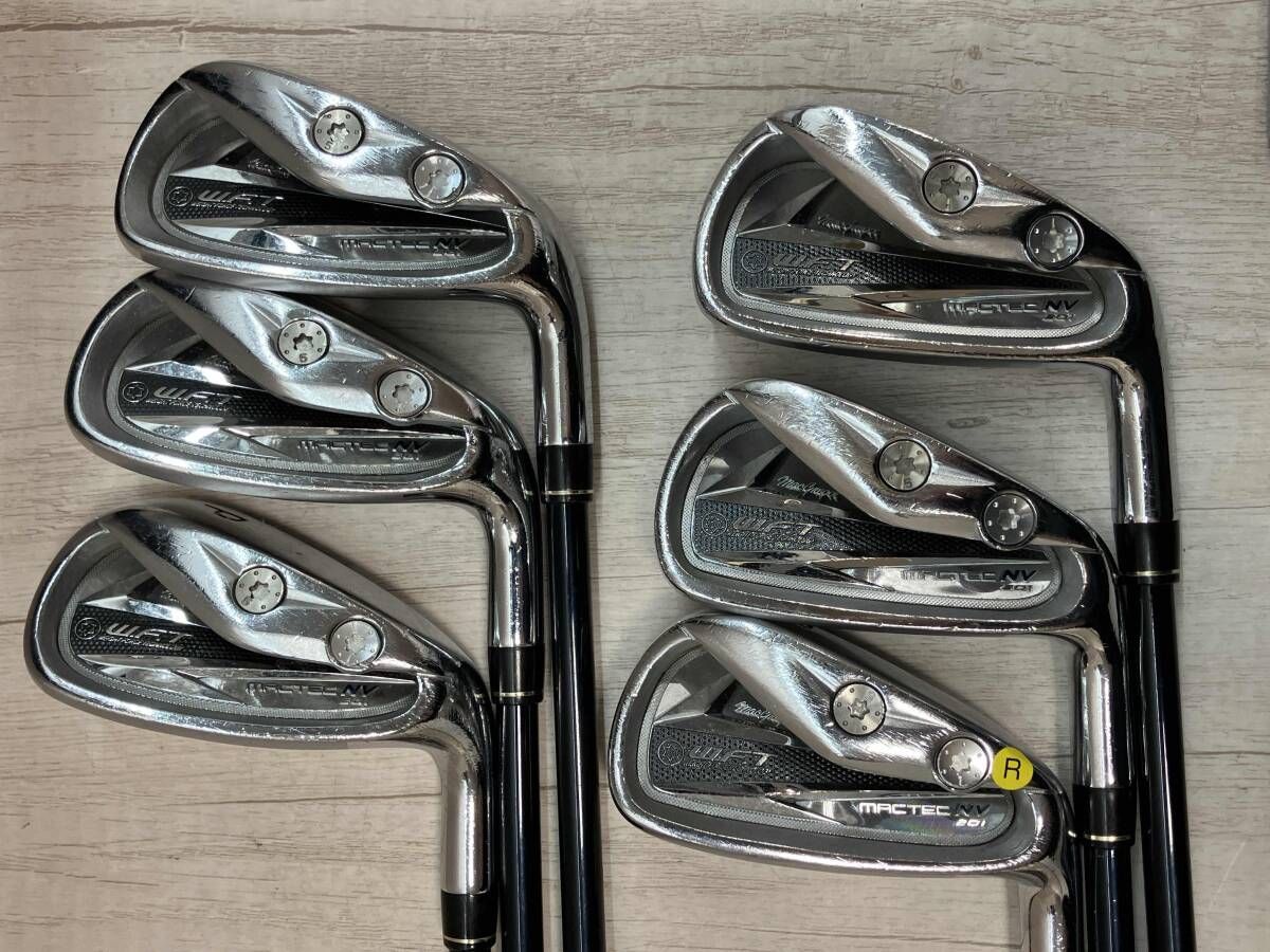 MacGregor MACTEC NV201 アイアンセット マグレガー 6本セット 5-9.P FLEX R mactec NV-201IP 男性右利き用 ゴルフ 川崎港町