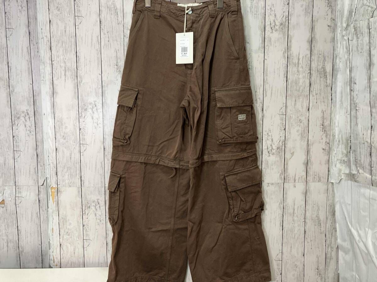 ERL イーアールエル FW25 ZIP-OFF CARGO PANTS WOVEN カーゴパンツ ハーフパンツ S ERL11P006-1