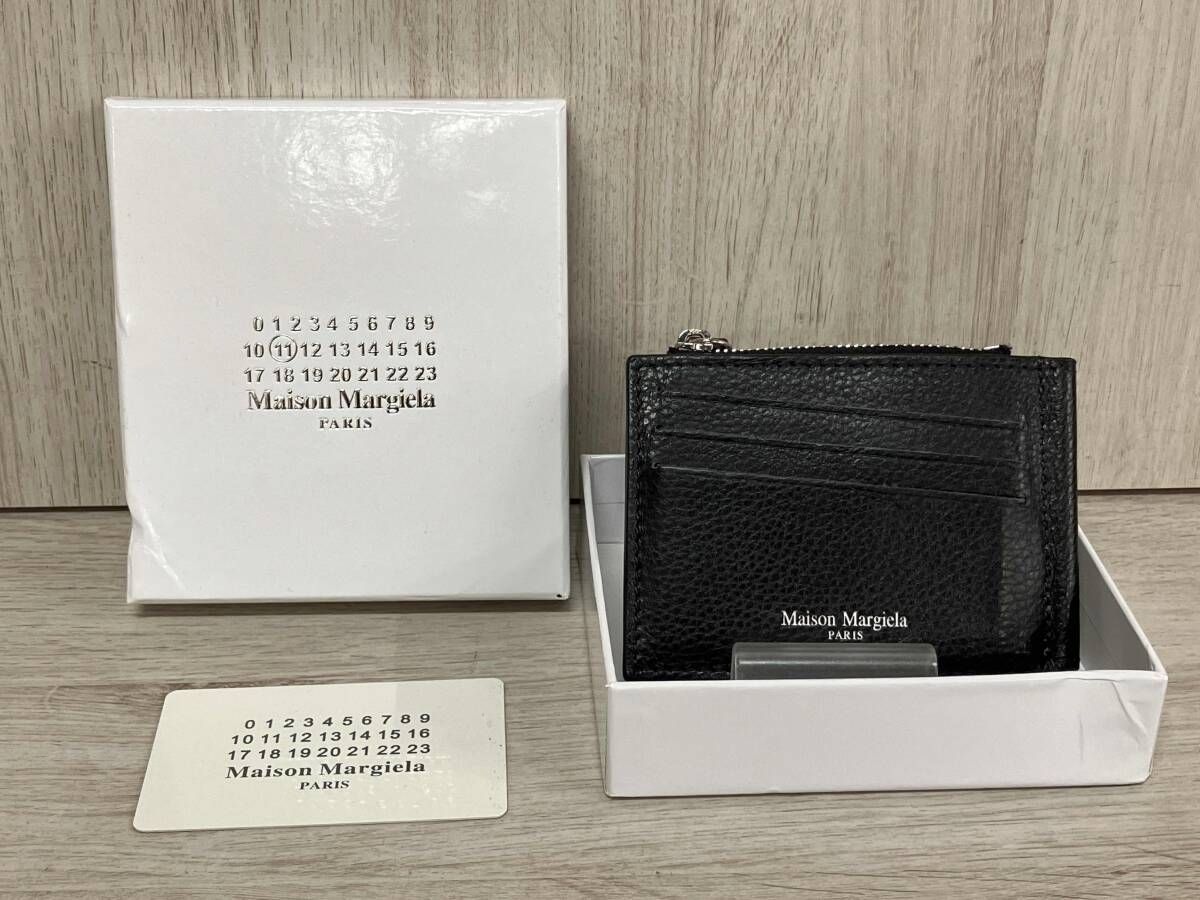 Maison Margiela メゾンマルジェラ 二つ折り財布 4ステッチ マネークリップ S59UI0211 ブラック 箱有り