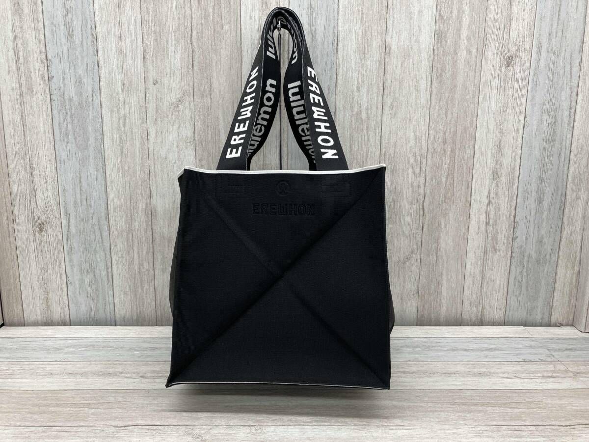 lululemon／ルルレモン／EREWHON／トートバッグ／折りたたみバッグ／ブラック