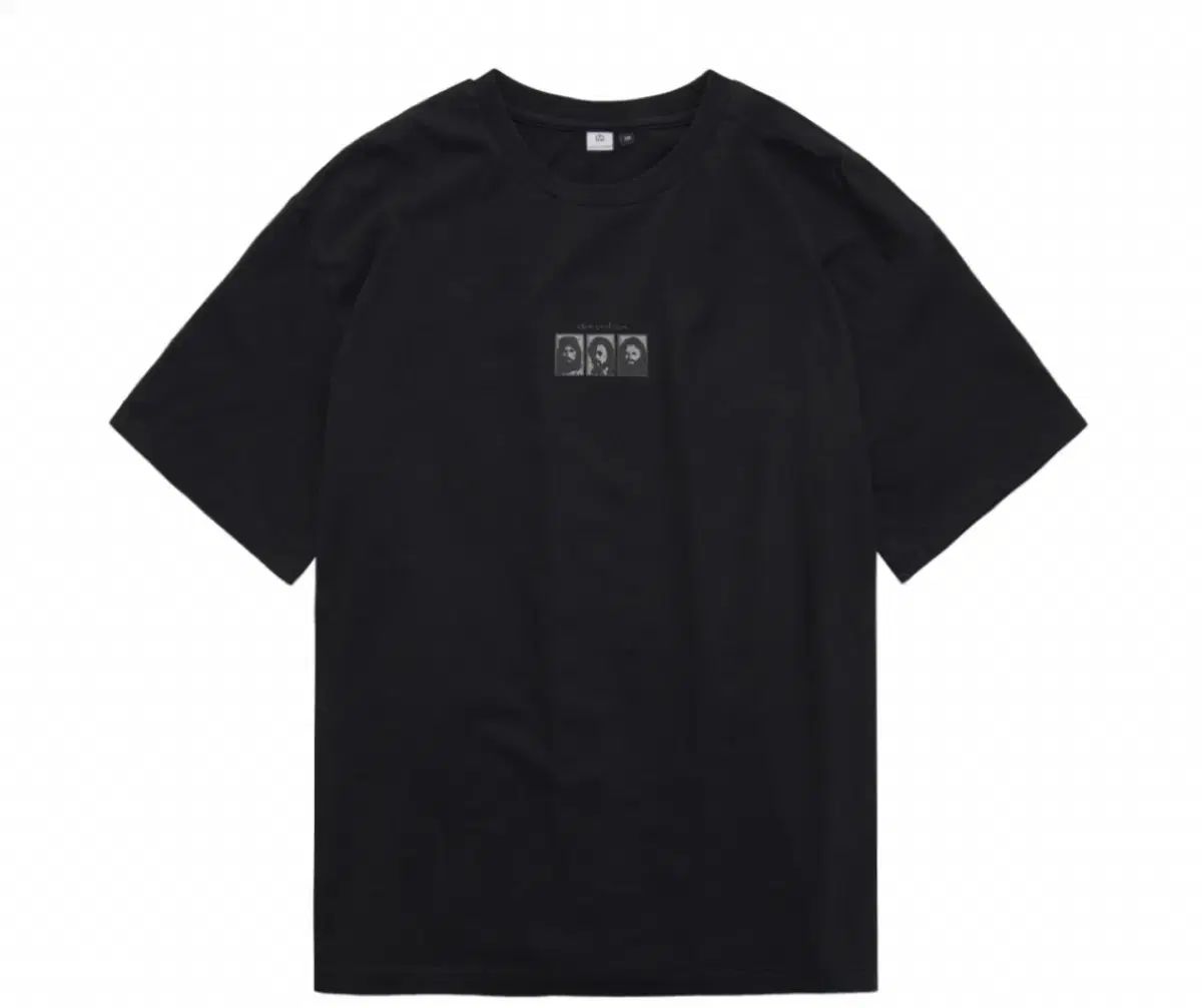 POLYTERU 1/2 グラフィック Tシャツ 'ア・フー・グッド・マン' ウォッシュド ブラック
