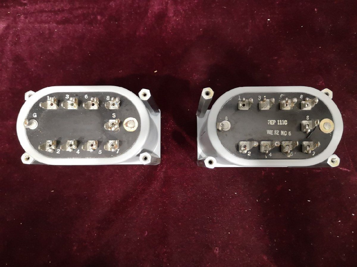 ◇大感謝祭!! 美品・通電確認済◆WE Western Electric ウエスタンエレクトリック REP 111C ライントランス 2個 1ペア◆下取歓迎 s0a3469