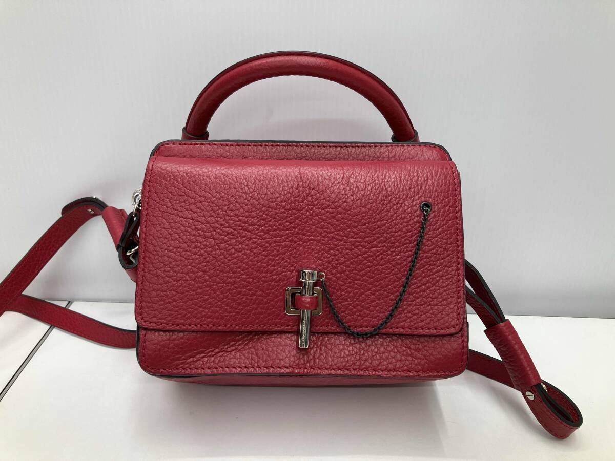 CARVEN カルヴェン ショルダーバッグ レザー レッド