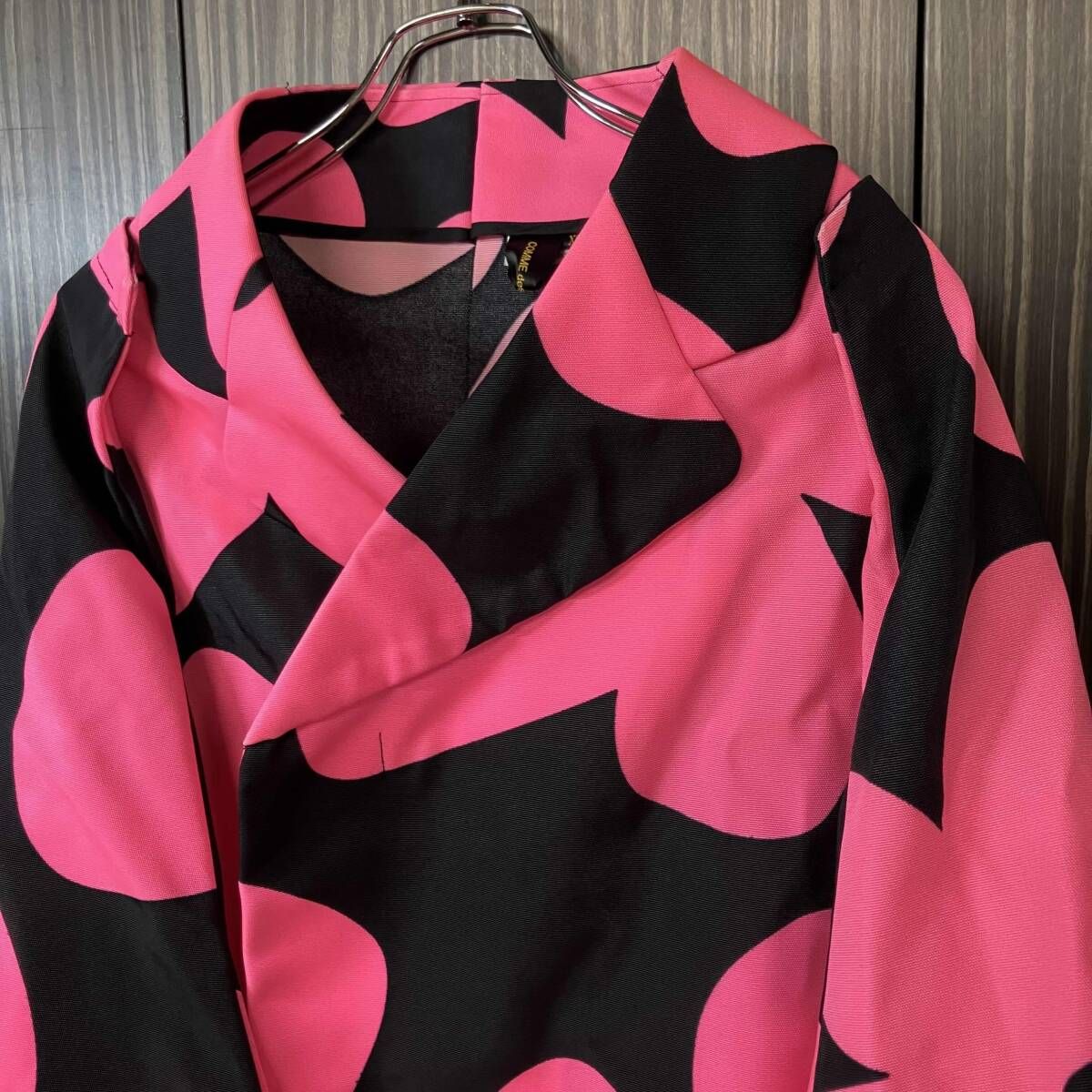 22ss COMME des GARCONS コート 二次元コート XSサイズ ピンク