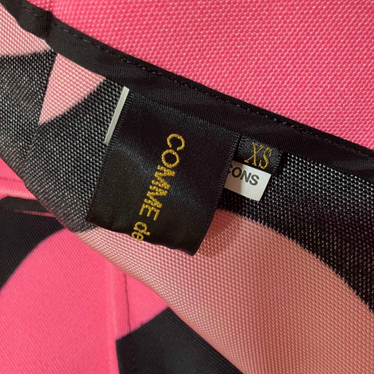 22ss COMME des GARCONS コート 二次元コート XSサイズ ピンク