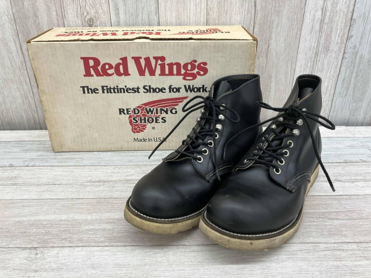 RED WING／6-inch Classic Round／Irish Setter／97年／7 1/2／25.5cm／メンズ／ブラック／08165-1