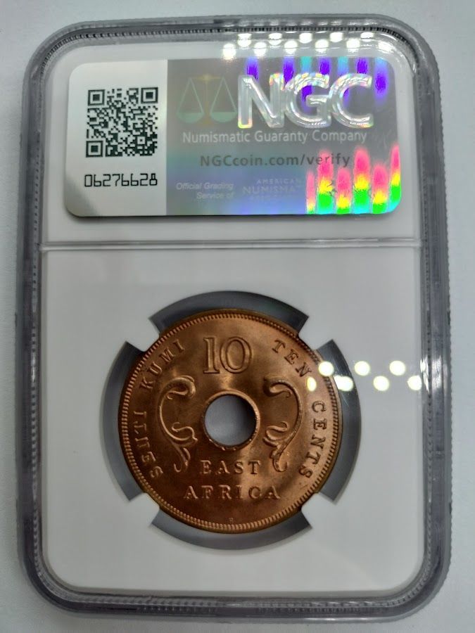 NGC MS64RB 1964H 東アフリカ 10セント NGC MS64RB 1964H 東アフリカ 10セント - メルカリ