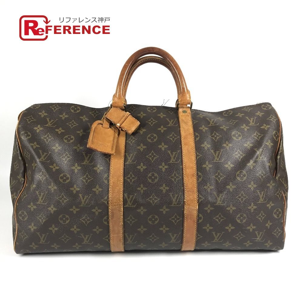 LOUIS VUITTON ルイヴィトン ボストンバッグ キーポル50 キーポル 50 デベソ 旧型 M41426 モノグラムキャンバス ブラウン