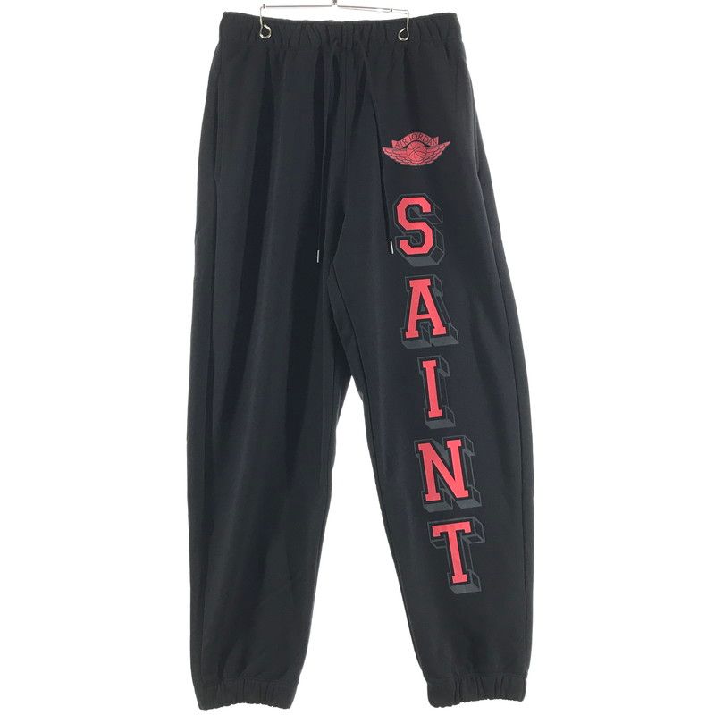 【中古品】 JORDAN BRAND×SAINT MICHAEL ジョーダンブランド セントマイケル SWEAT PANTS スウェットパンツ BLACK 26SS SIZE:S 【153-260613-io-32-fuzh】
