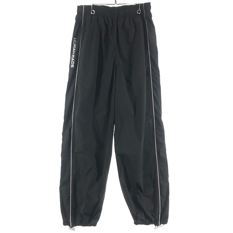 【中古品】 HUMAN MADE ヒューマンメイド HM28PT022 REFLECTIVE LINE PANTS リフレクティブ ライン パンツ ズボン BLACK SIZE:L 24AW 【153-260613-io-37-fuzh】