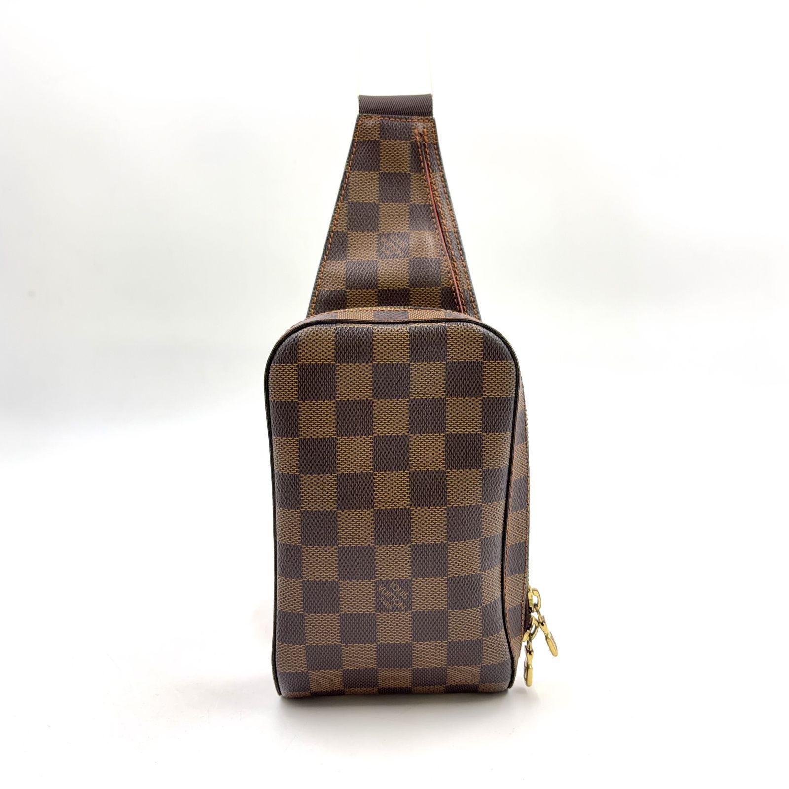 【新着】LOUIS VUITTON ジェロニモス ダミエ PVC ブラウン ボディバッグ ゴールド N51994