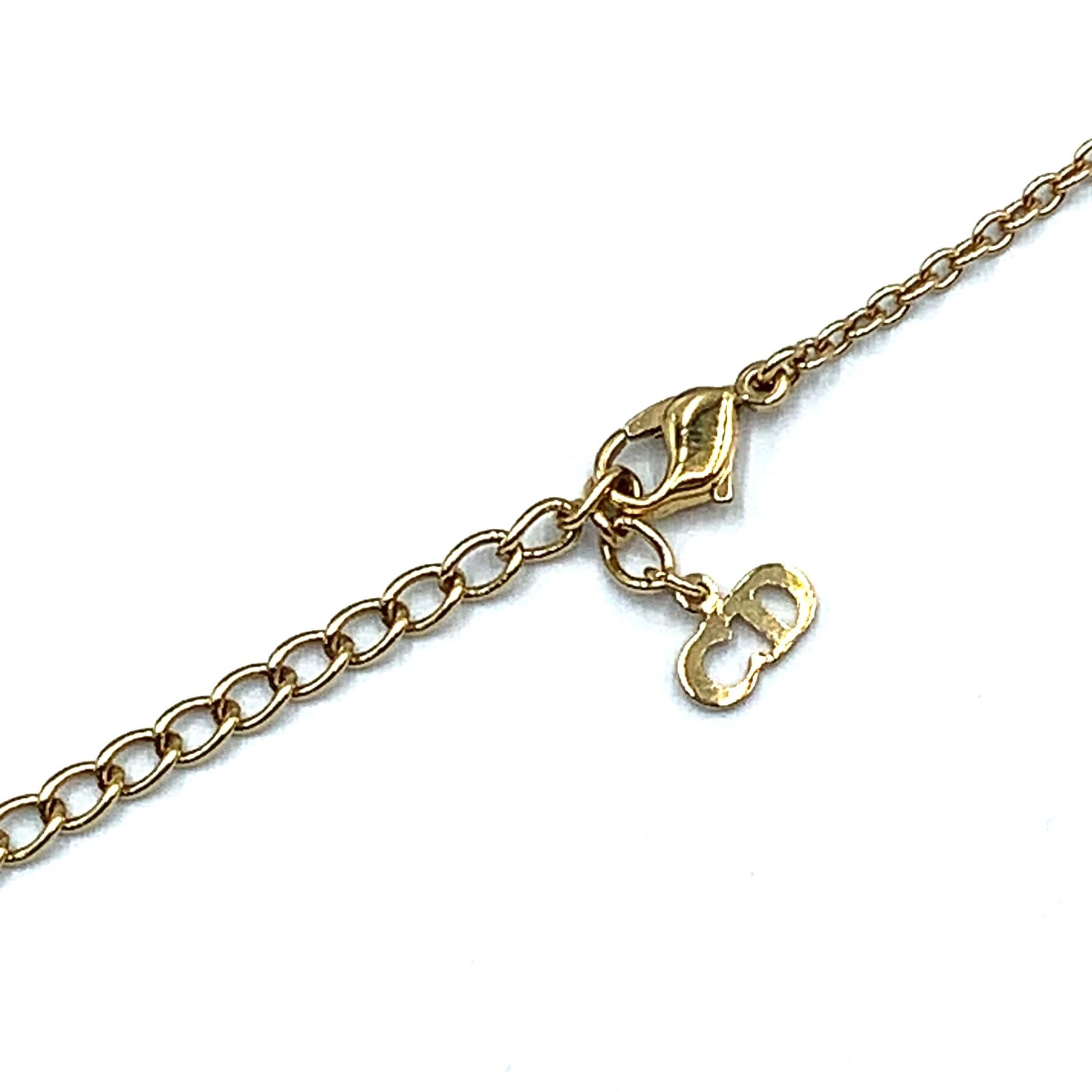 Christian Dior リボンラインストーン GP、カラーストーン クリア