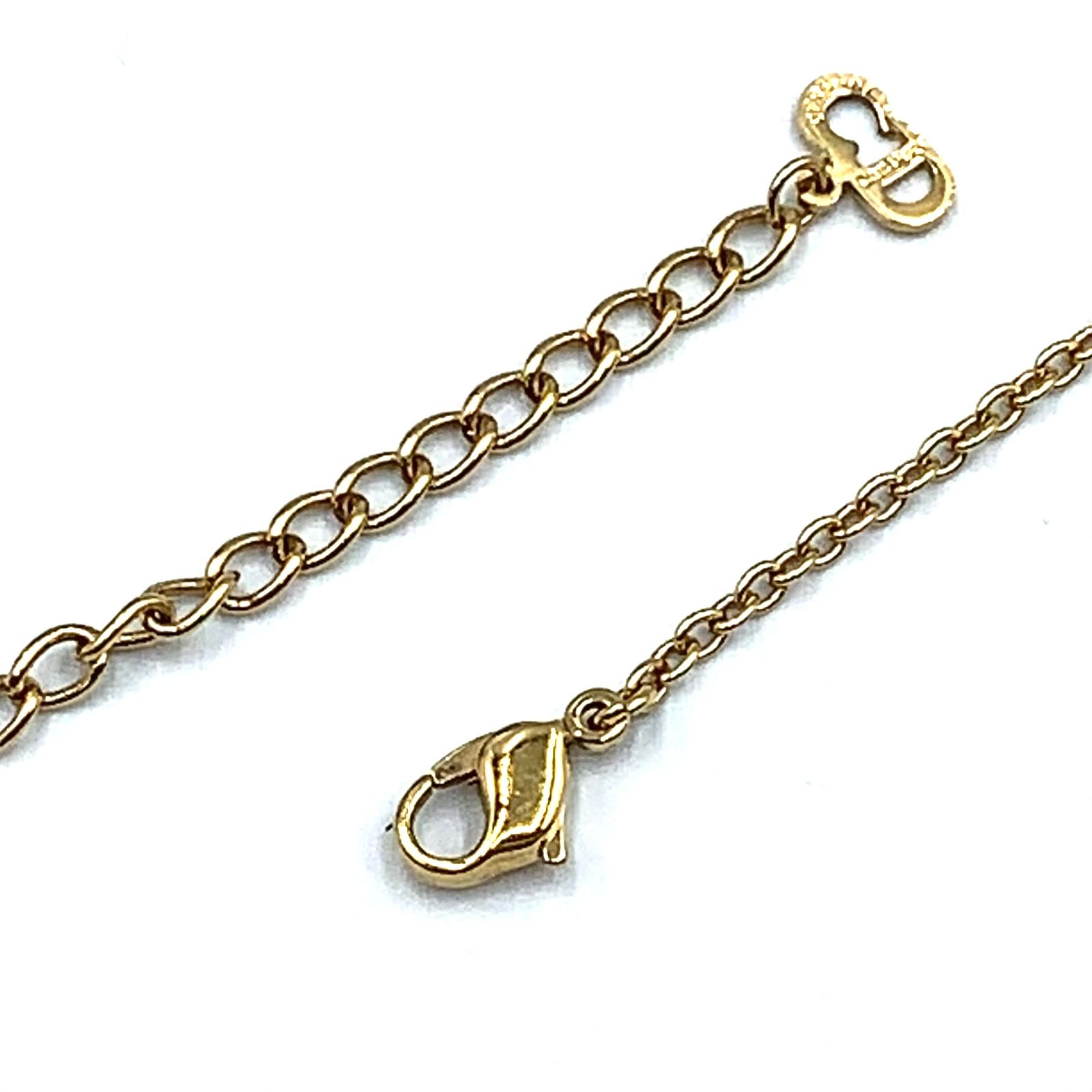 Christian Dior リボンラインストーン GP、カラーストーン クリア