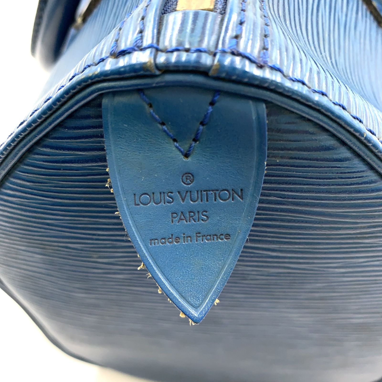 LOUIS VUITTON スピーディ25 エピ エピ トレドブルー レザー ブルー