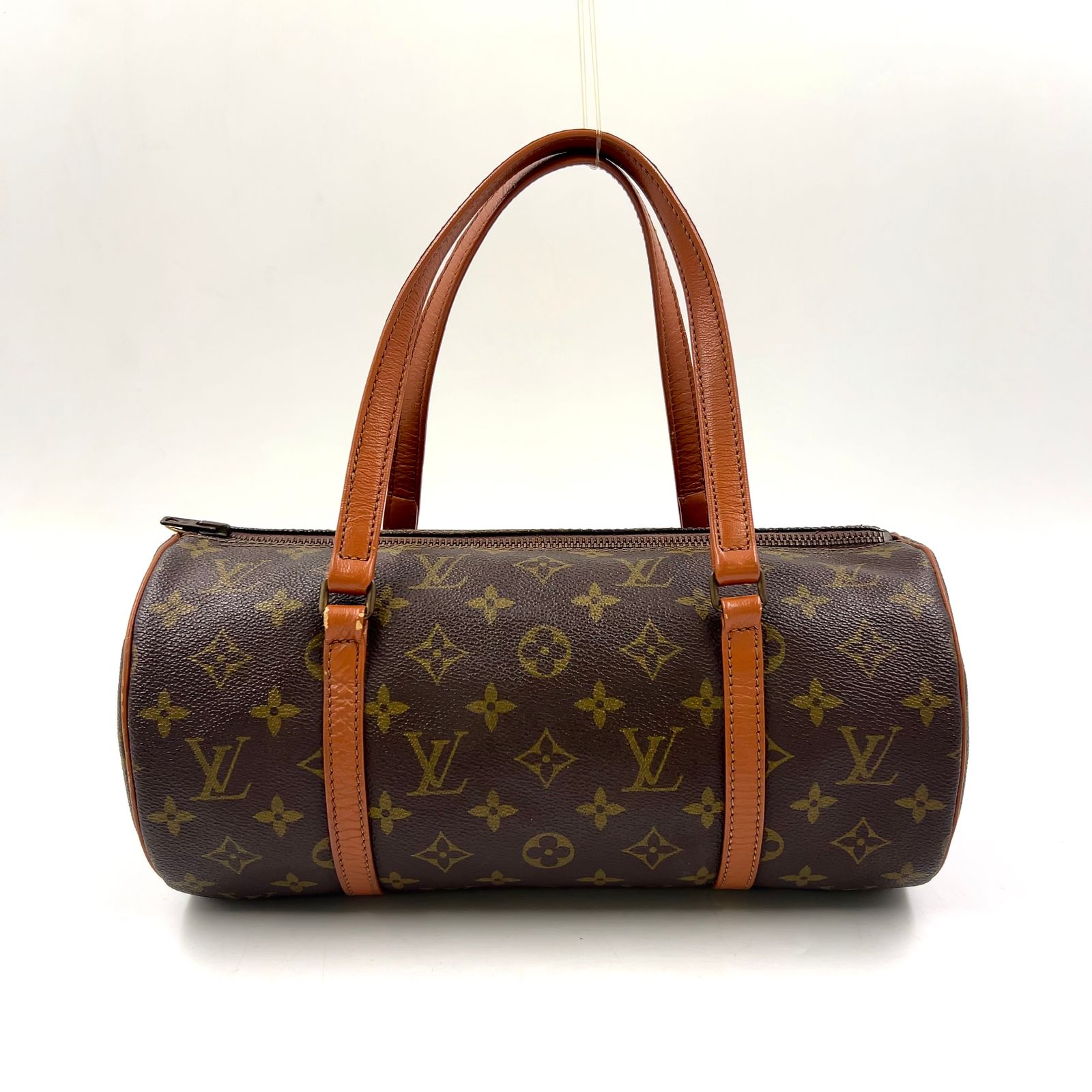 新着】LOUIS VUITTON 旧型 パピヨン30 モノグラム モノグラム レザー 