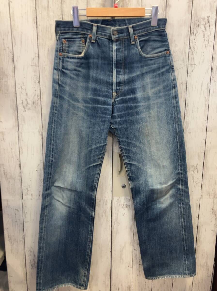 LEVI'S リーバイス ジーンズ 503B-XX BigE 赤耳 ダメージ 汚れ有り ボタンフライ