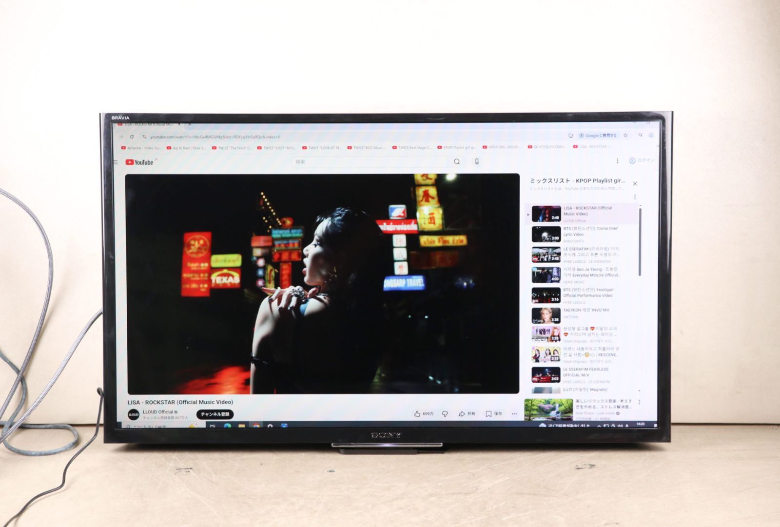 SONY BRAVIA KJ-32W730C 32V型 録画機能 地上・BS・110度CS ネット動画