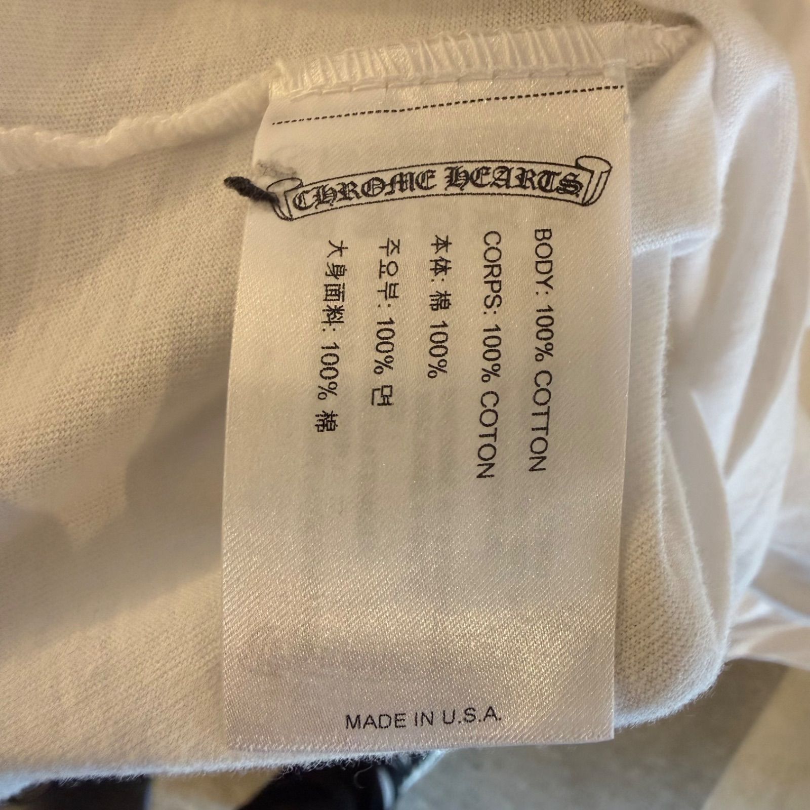 CHROME HEARTS ロングスリーブTシャツ　WH サイズXXL　美品