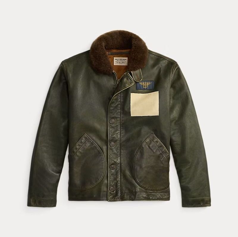 RRL 26ss シアリングカラー レザージャケット M Double RL ダブルアールエル 2026ss Ralph Lauren ラルフローレン