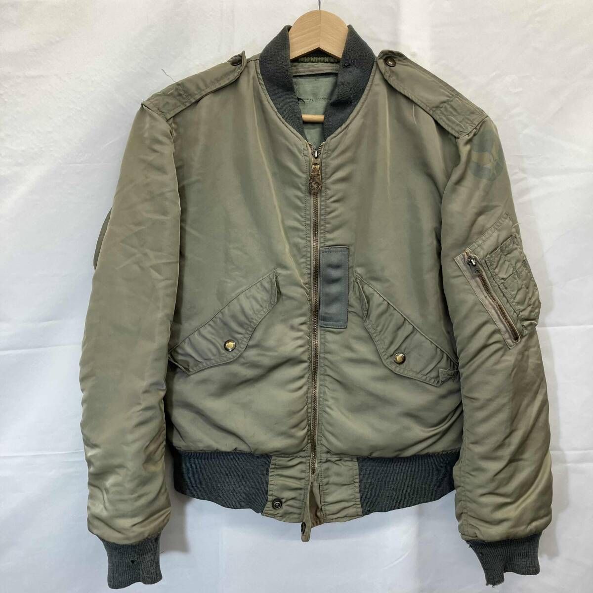 USAF実物L-2Bフライトジャケット1950s〜60s IDEALジッパー 人気セール，低価 50s 初期 US AIR FORCE / ミリタリー / フライト