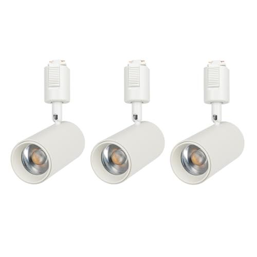 LED一体型スポットライト Ra90高演色 36°ビーム角 ダクトレール専用 消費電力12W ライディングレール 照明器具 レールライトインテリア リビング キッチン 店舗 ショップ カフェ （白・電球色・3個セット） 国内発送 d0a10175