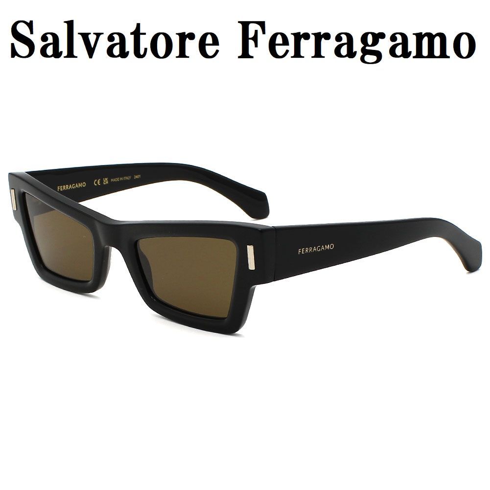 サルヴァトーレ フェラガモ Salvatore Ferragamo SF2006S 001 サングラス グローバルフィット メガネ 眼鏡 UVカット 紫外線カット レディース ライトブラウン ブラック