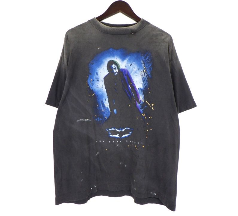 セントマイケル SAINT MICHAEL 25SS 【 SM HR8 0000 C54 】 ヴィンテージ加工 ダークナイト ジョーカー プリントTシャツ 50938