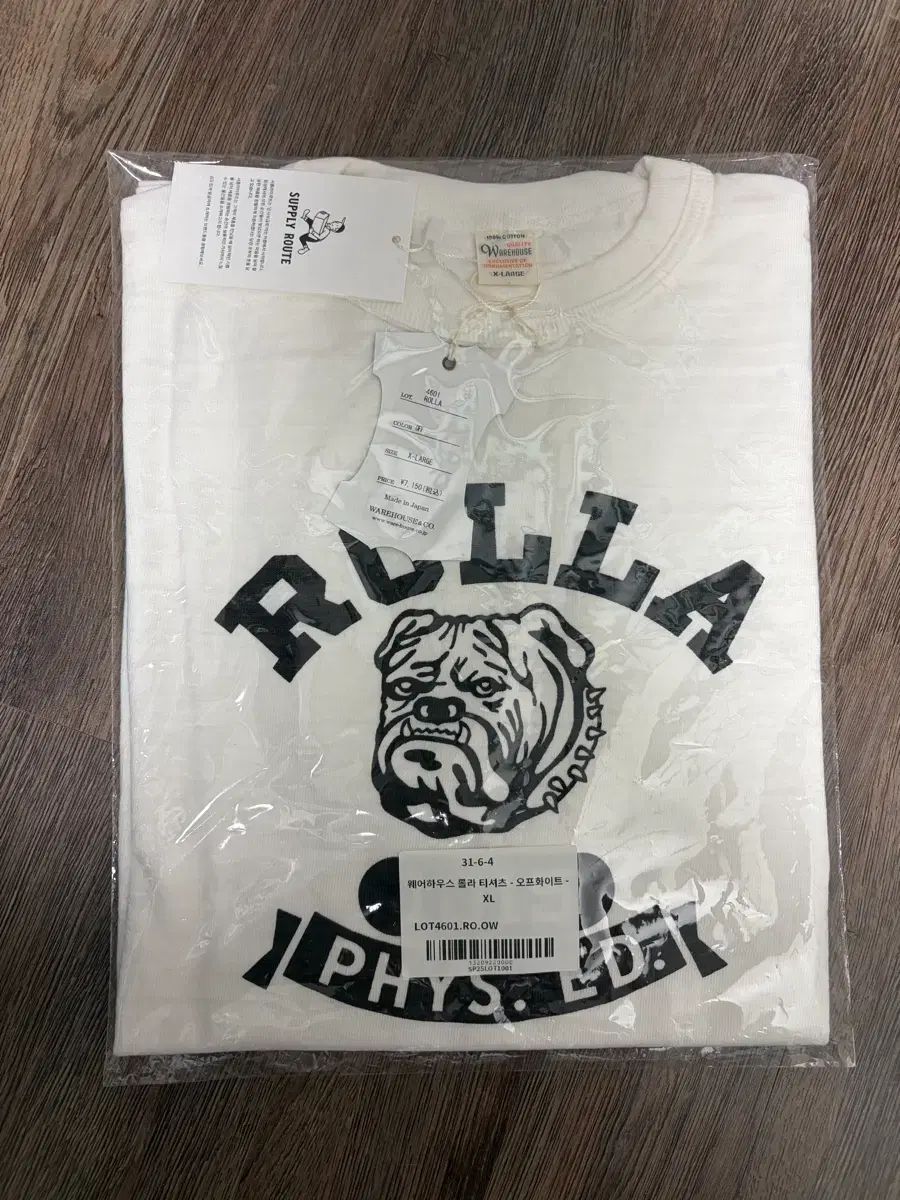 XL) WAREHOUSE ウエアハウス 4601 ローラ Tシャツ オフホワイト