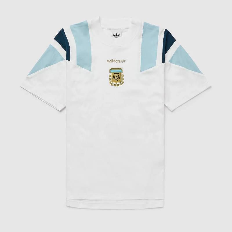 【送料無料・匿名配送】adidas アディダス アルゼンチン代表 2026 公式 EQT Tシャツ 白 トレフォイル エキップメント ルーズフィット 新品 正規品