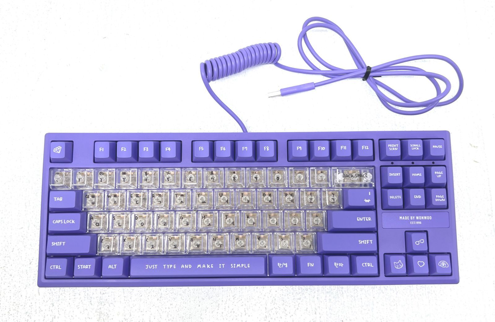 [盛岡65-0032] Artist-Made Collection SEVENTEEN ウォヌデザイン キーボード 韓国限定 [中古/80]