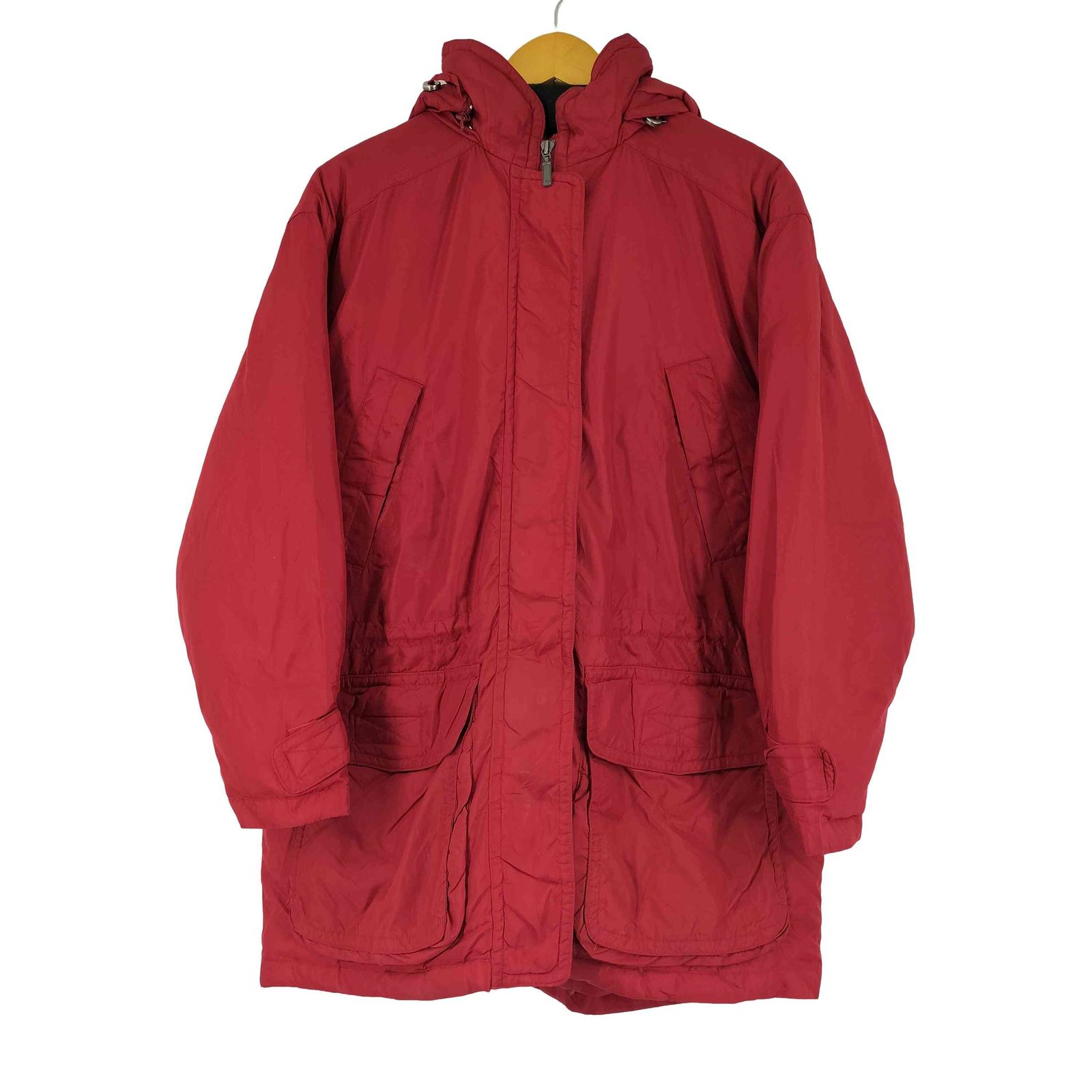 エディーバウアー Eddie Bauer 90S 白タグ 中綿 フーデッド コート 