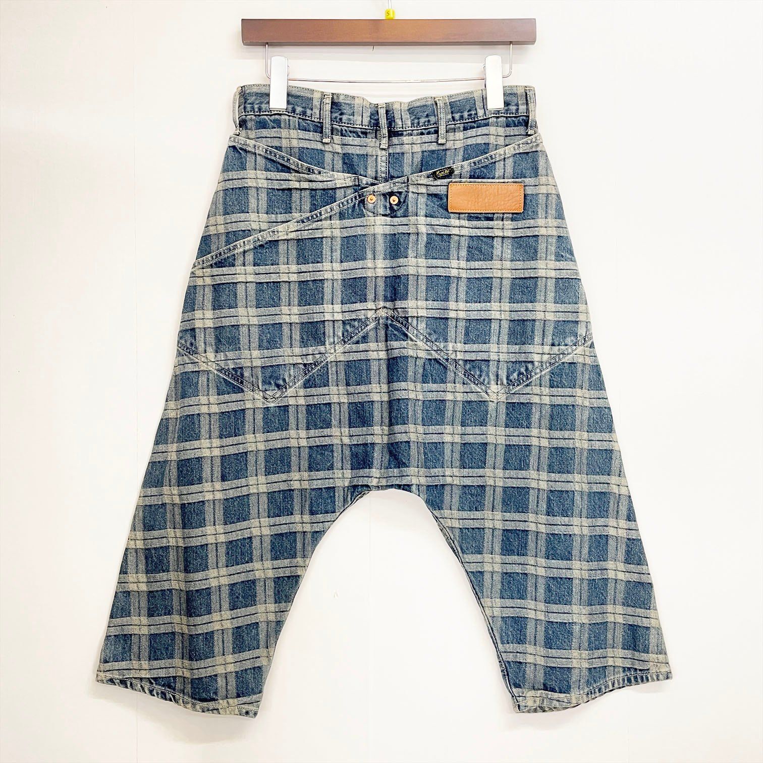 キャピタル　ウールタータンチェックサルエルパンツ サイズ1 KAPITAL KAPITAL キャピタル チェック サルエル デニム パンツ Ks6-20 - メルカリ