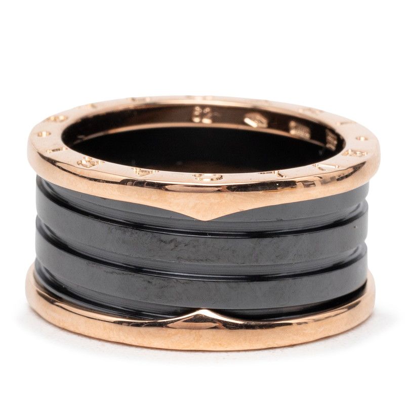 ブルガリ B-zero1 ビーゼロワン リング 指輪 #62 セラミック K18PG ピンクゴールド 750 レディース BVLGARI【1-0268839】 98,890円